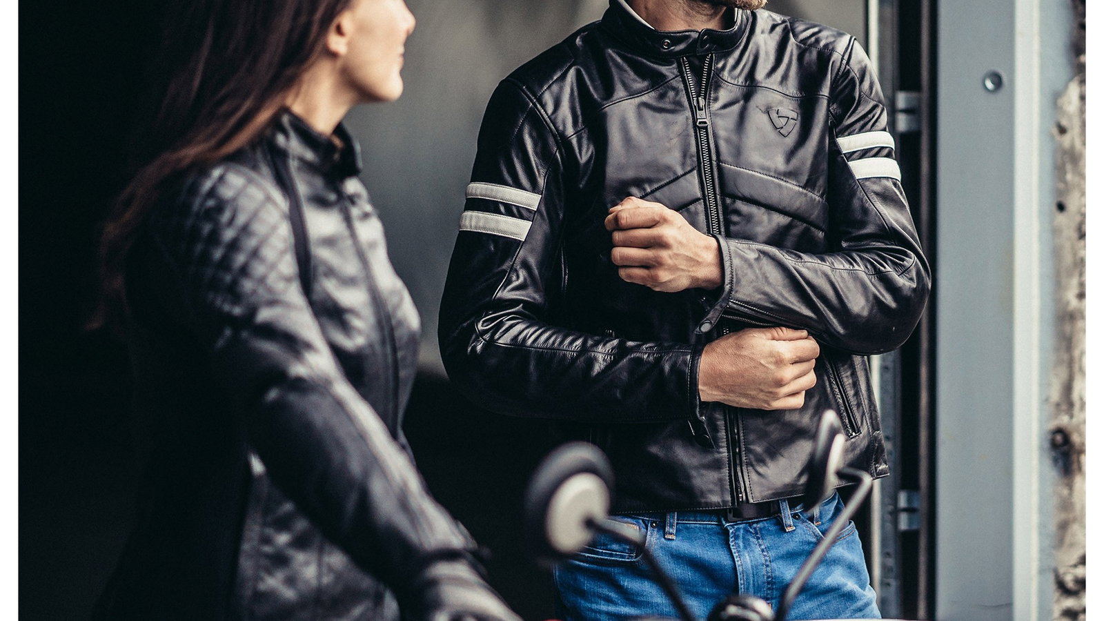 Revit Prometheus leather motorcycle Jacket 